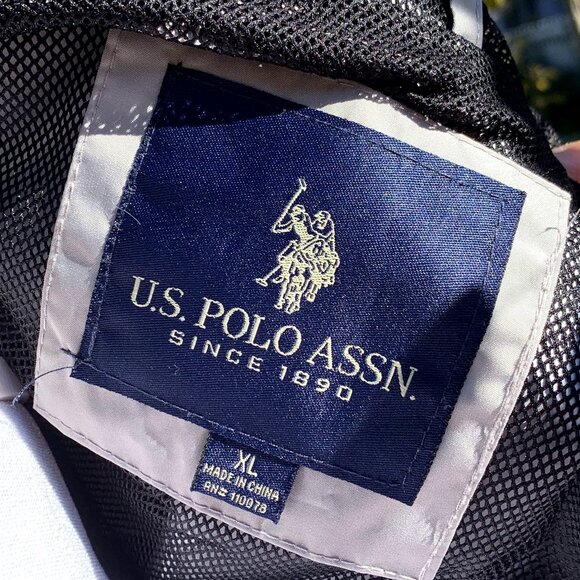 US POLO ASSN. Men's Windbreaker Hooded Jacket - Picture 6 of 14